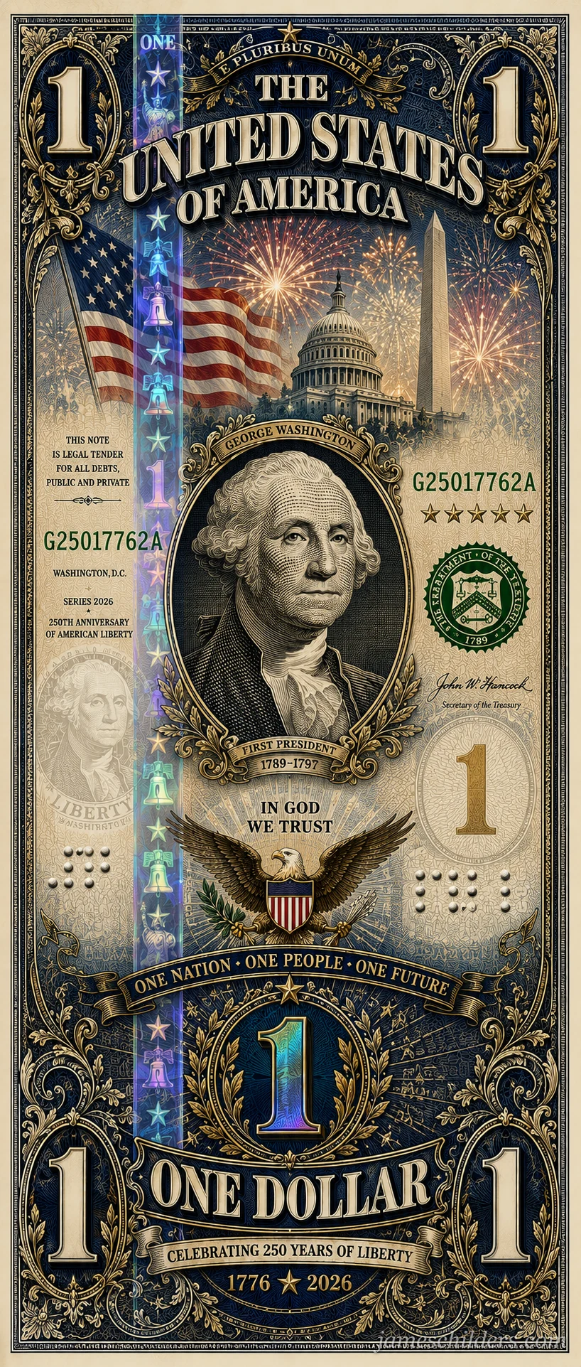 $1 Obverse Redesign