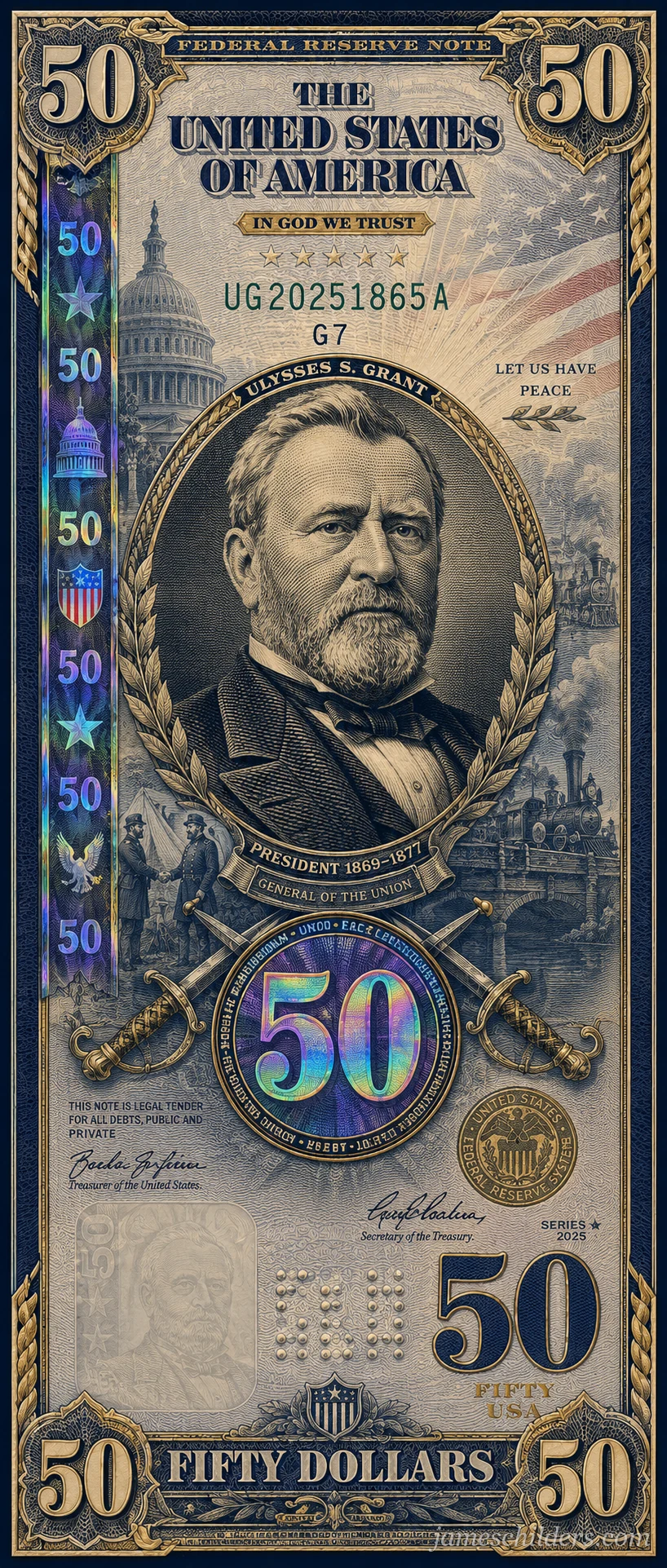 $50 Obverse Redesign