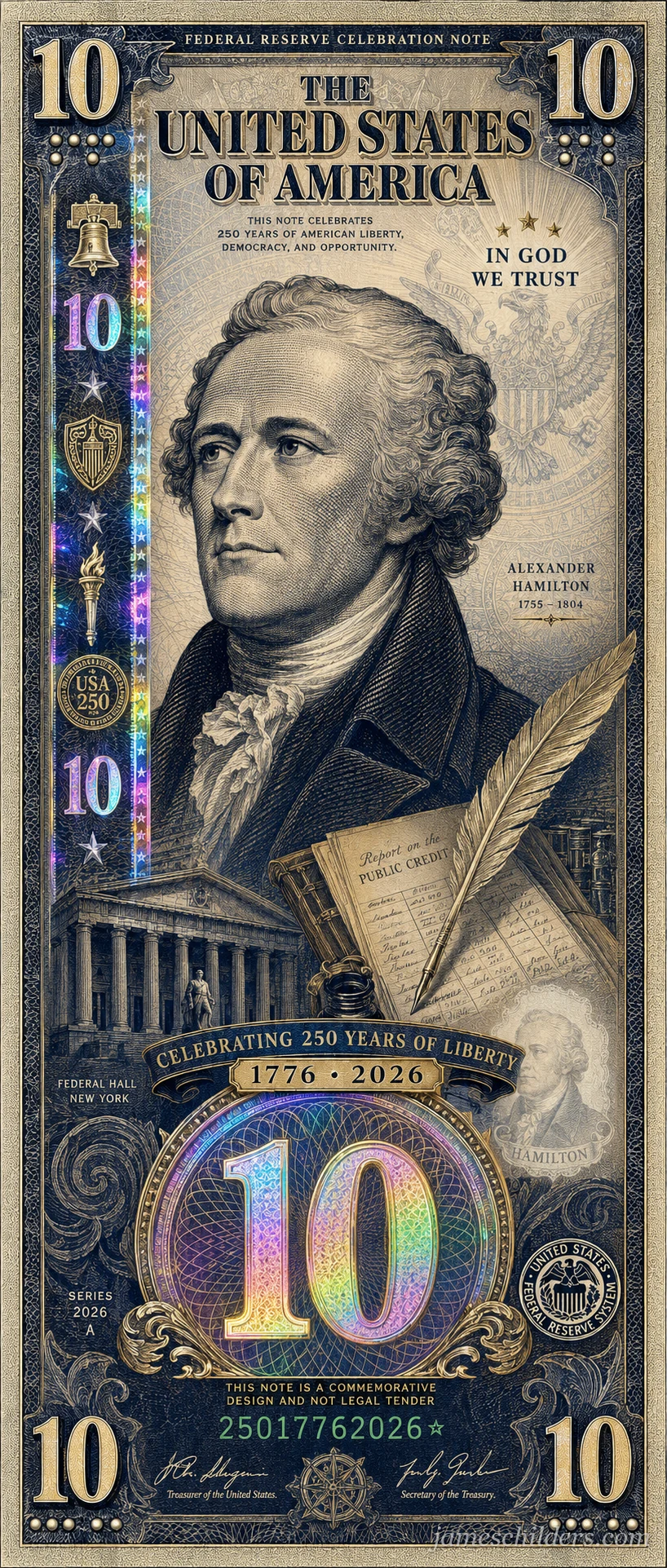 $10 Obverse Redesign
