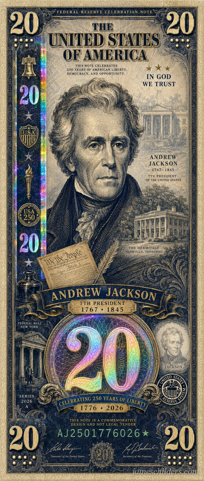 $20 Obverse Redesign